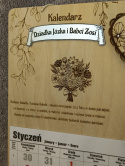 Kalendarz na Dzień Babci i Dziadka wiszący lub magnes WZ5