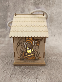 Lampion adwentowy "DOMEK2" LAD2D