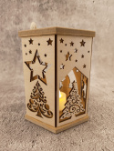 Lampion adwentowy "HEKSAGON" LAD2H