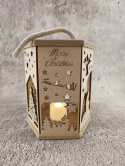 Lampion adwentowy "HEKSAGON" LAD2H