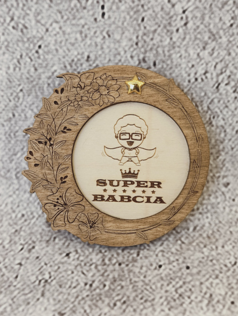 Magnes SUPER BABCIA Dzień Babci