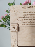 Ramka na Dzień babci i Dziadka z życzeniami, zdjęcie15x10