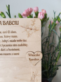 Ramka na Dzień babci i Dziadka z życzeniami, zdjęcie15x10