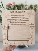 Ramka na Dzień babci i Dziadka z życzeniami, zdjęcie15x10