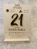 Statuetka na Dzień Babci KARTKA Z KALENDARZA