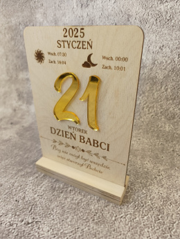 Statuetka na Dzień Babci KARTKA Z KALENDARZA