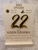 Statuetka na Dzień Dziadka KARTKA Z KALENDARZA