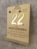 Statuetka na Dzień Dziadka KARTKA Z KALENDARZA