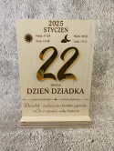 Statuetka na Dzień Dziadka KARTKA Z KALENDARZA